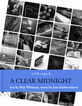 A Clear Midnight SATB choral sheet music cover